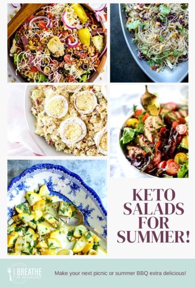 Best Keto Salads for Summer graphic