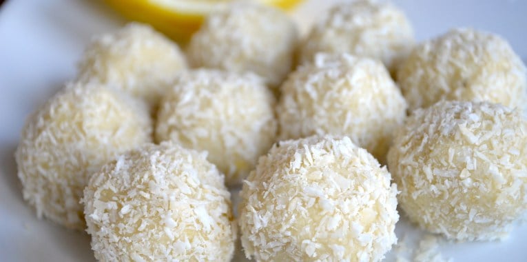 Best Keto No Bake Desserts - lemon truffles