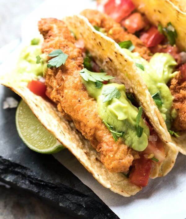 Best Keto Seafood Recipes - Fish Tacos