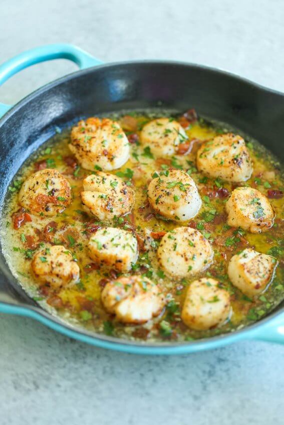 Best Keto Seafood Recipes - scallops 3