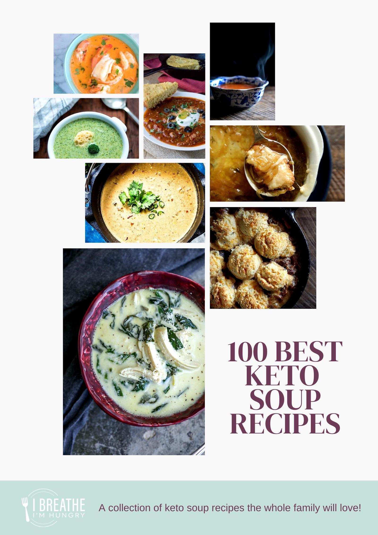 Best Keto Soup Recipes Graphic