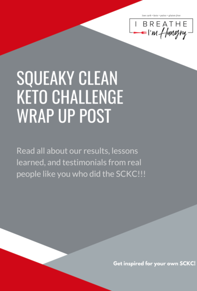 Squeaky Clean Keto Challenge Wrap Up Post