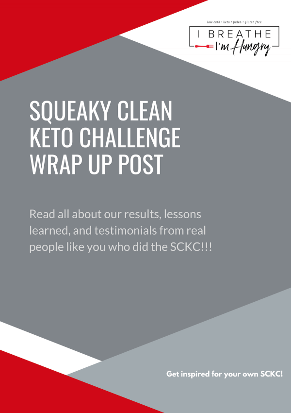 Squeaky Clean Keto Challenge Wrap Up Post