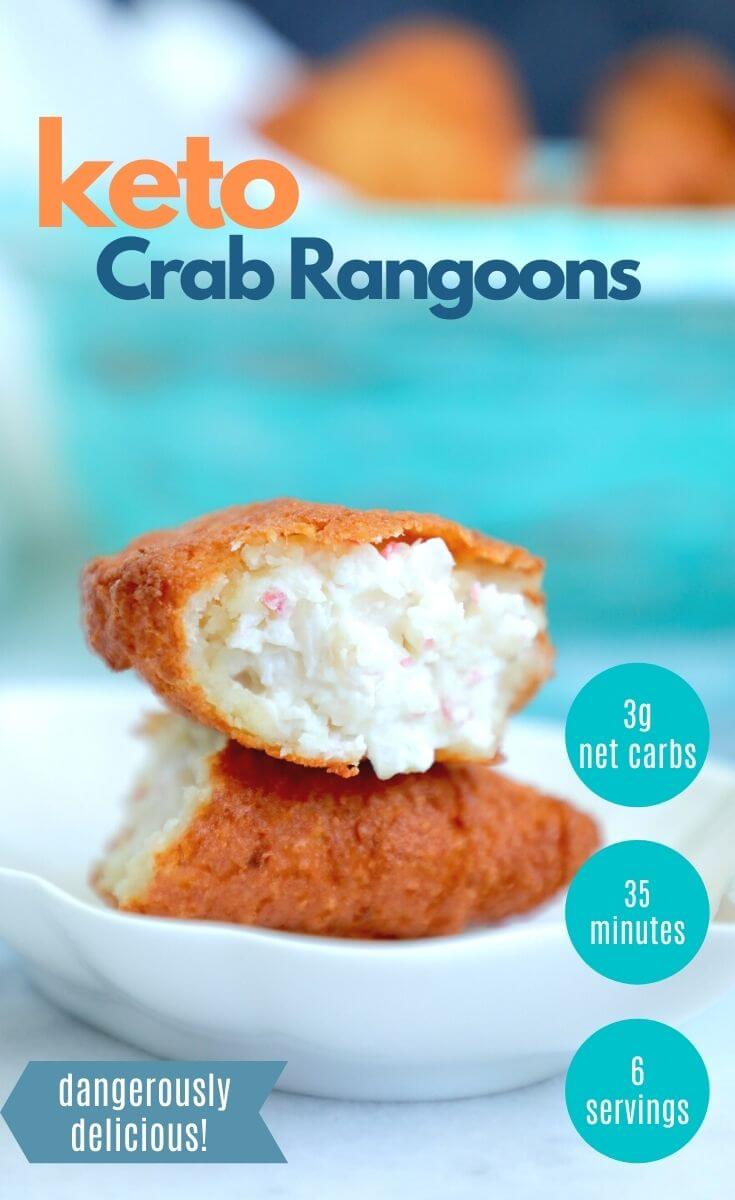 Keto Crab Rangoons for Pinterest