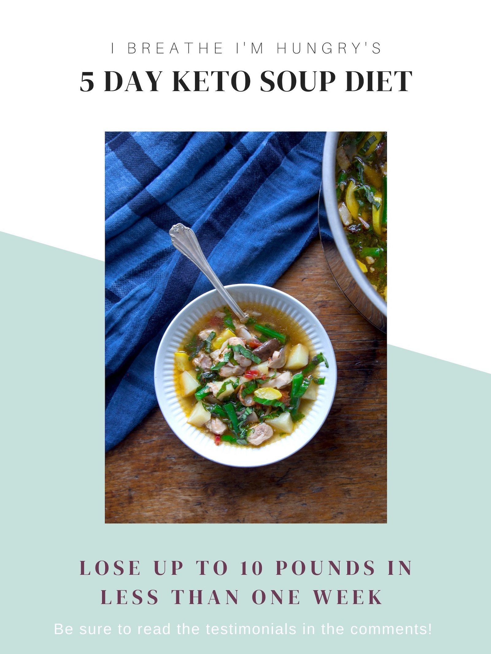 Keto Soup Diet   Free 20 Day Plan   I Breathe I'm Hungry