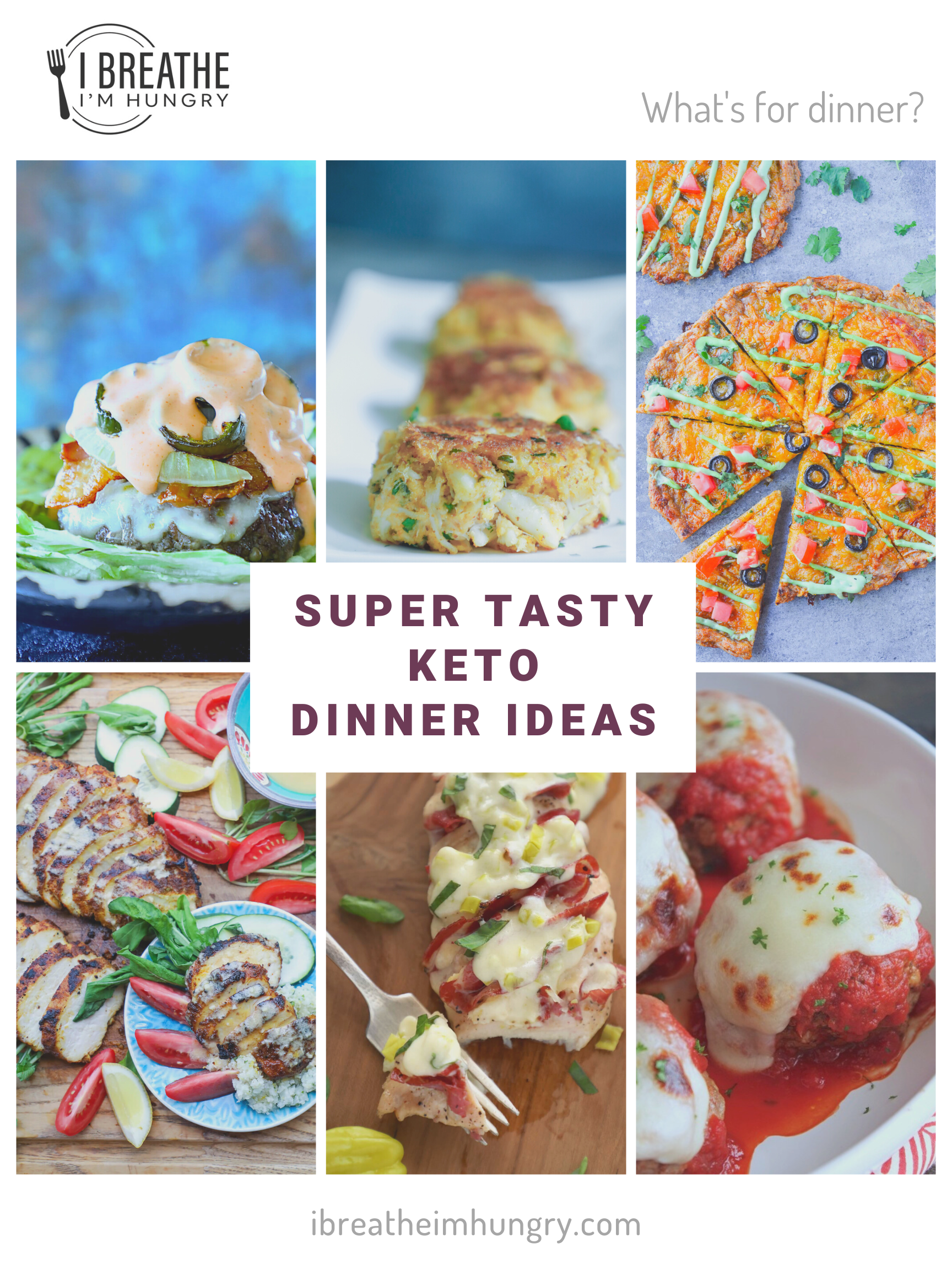 Keto Dinner Recipes - Low Carb Dinner Ideas photo grid