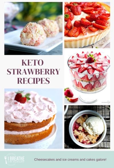Best Keto Strawberry Recipes infographic