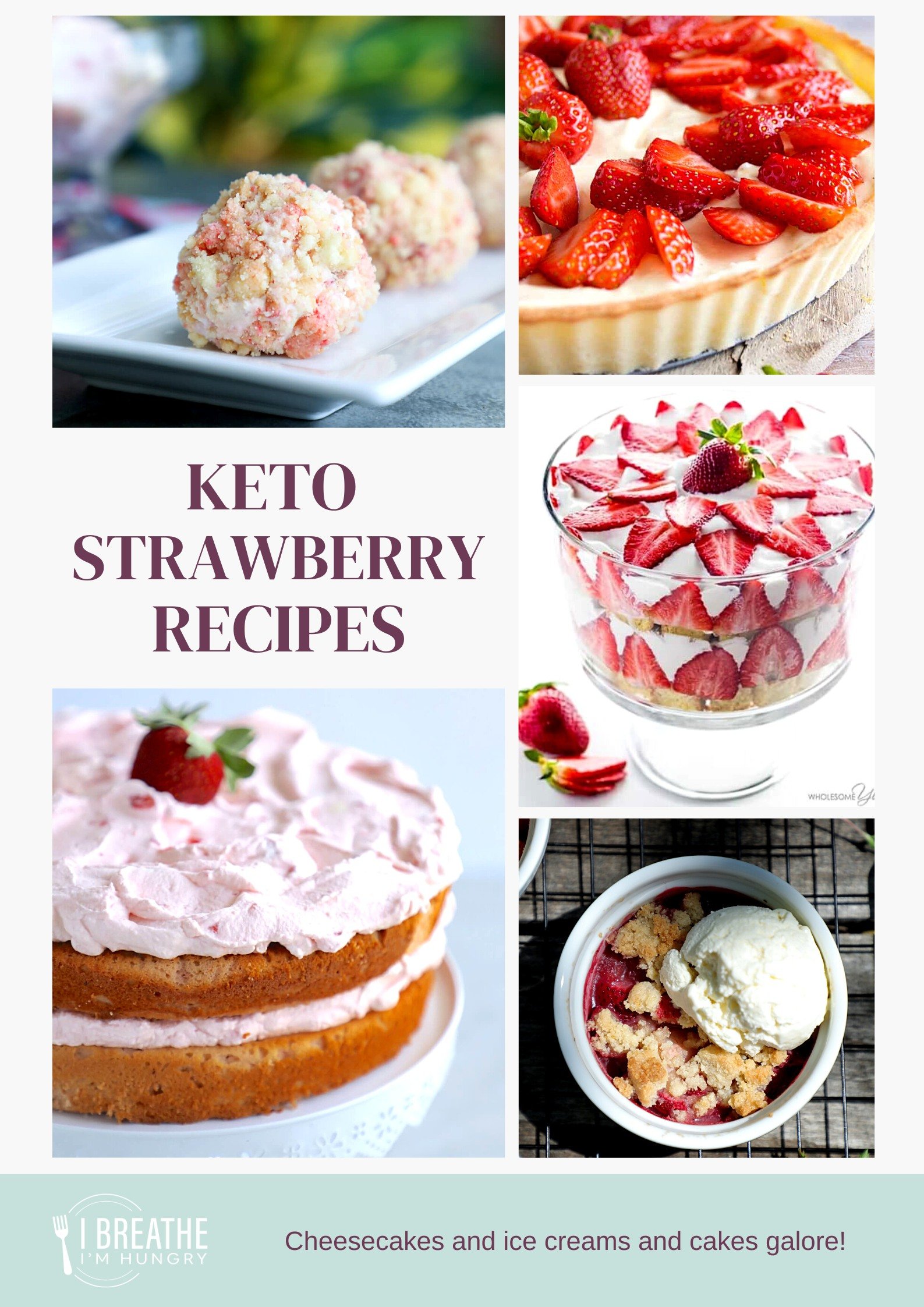Best Keto Strawberry Recipes Infographic