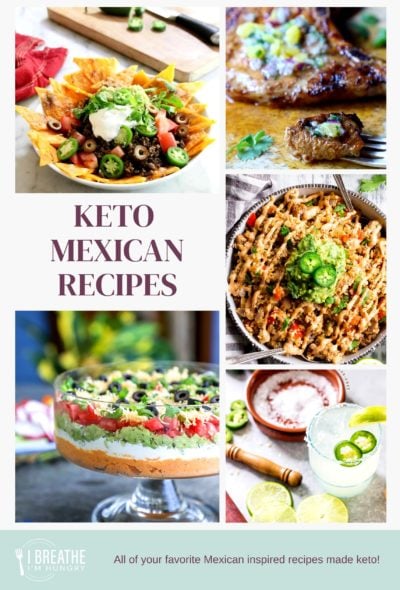 Best Keto Mexican Recipes infographic