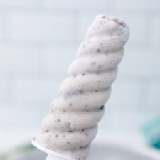 Blueberry Cheesecake Protein Popsicles