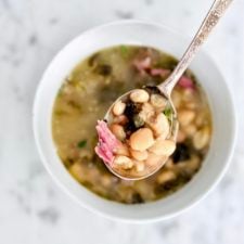 Smoky White Bean Soup with Ham